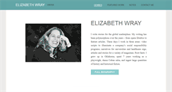 Desktop Screenshot of elizabethwraywriter.com